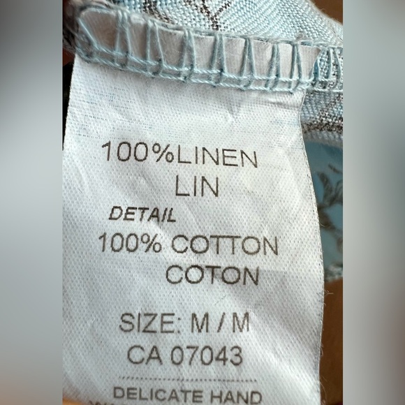 Linen Dress M made in Italy - Picture 4 of 4